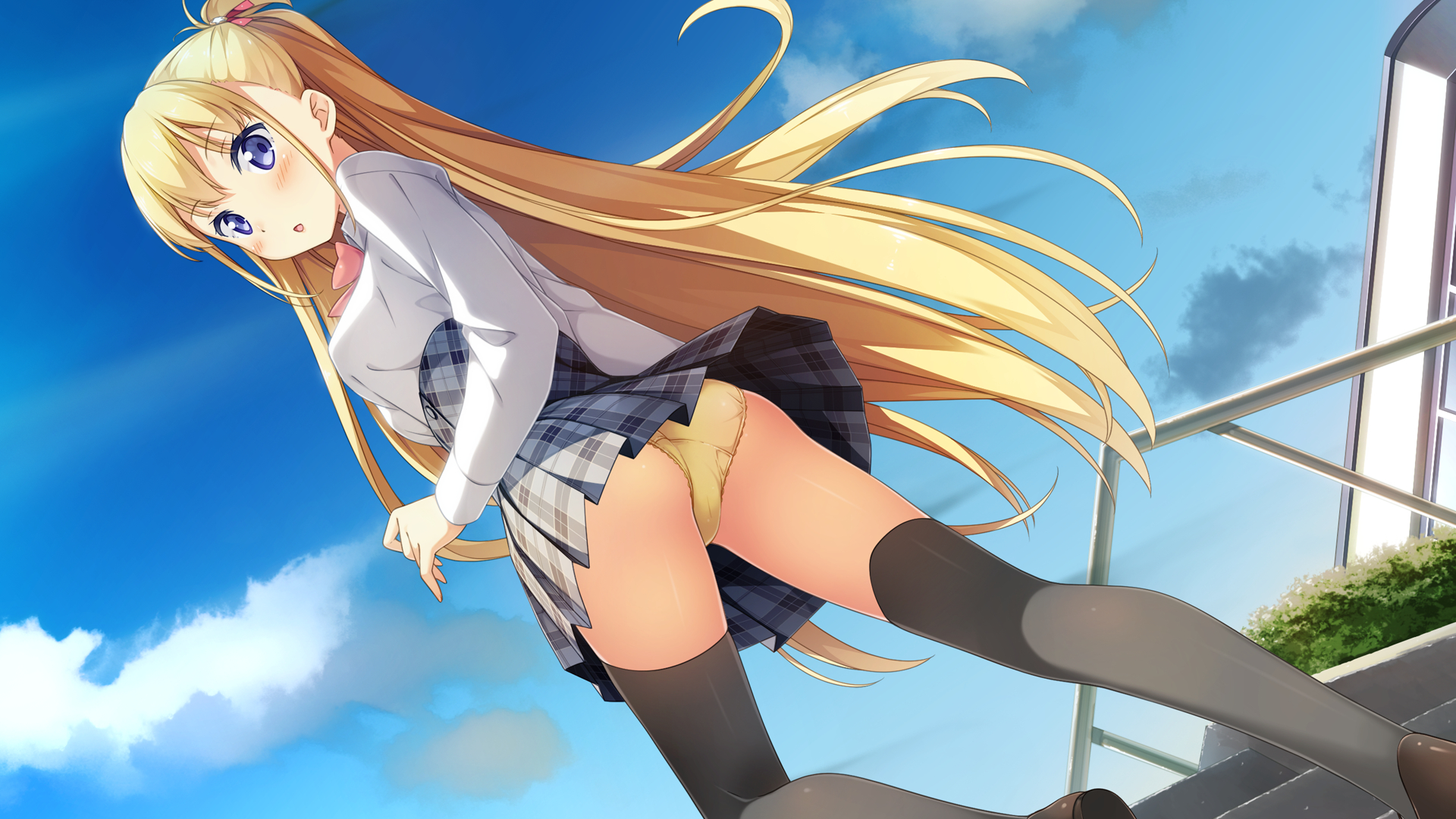 Кoi suru kanojo no bukiyou na butai game cg